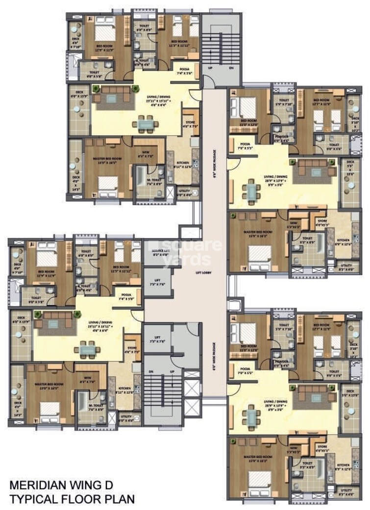 Lodha Meridian Floor Plans