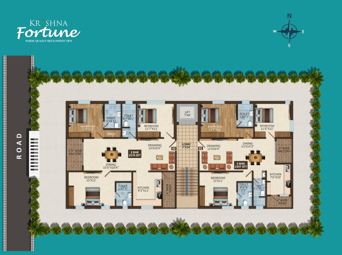 Ludhani Krishna Fortune Master Plan Image