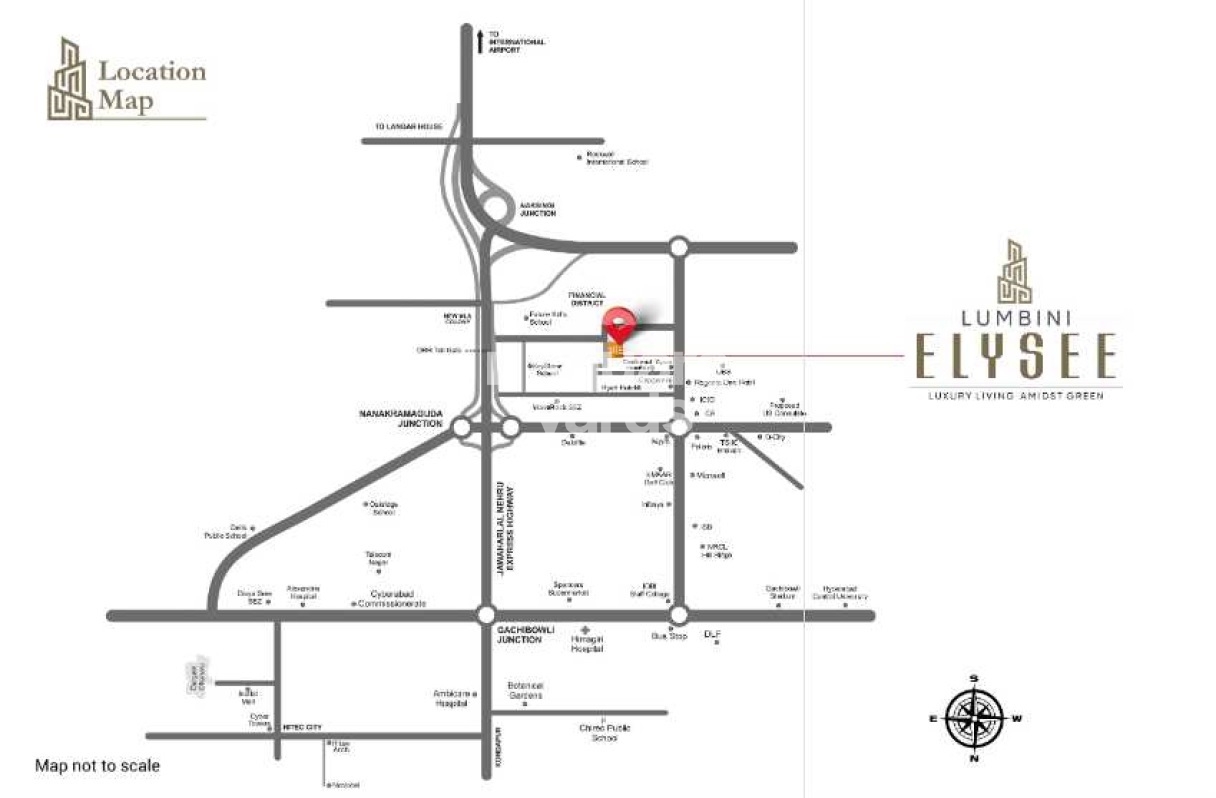 Lumbini Elysee in Puppalaguda, Hyderabad 2.53 Cr Floor Plans