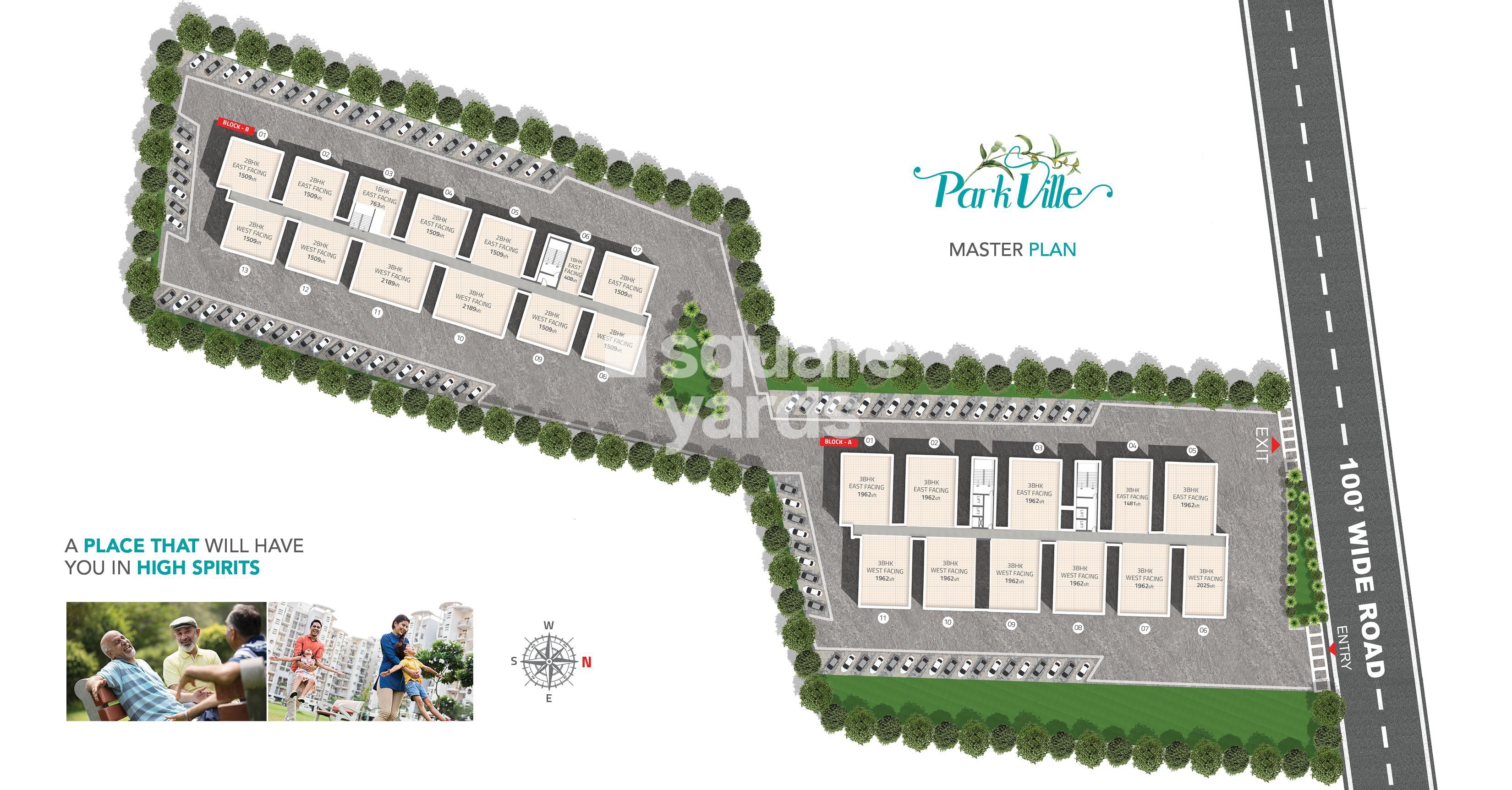 Madhu Park Ville Master Plan Image