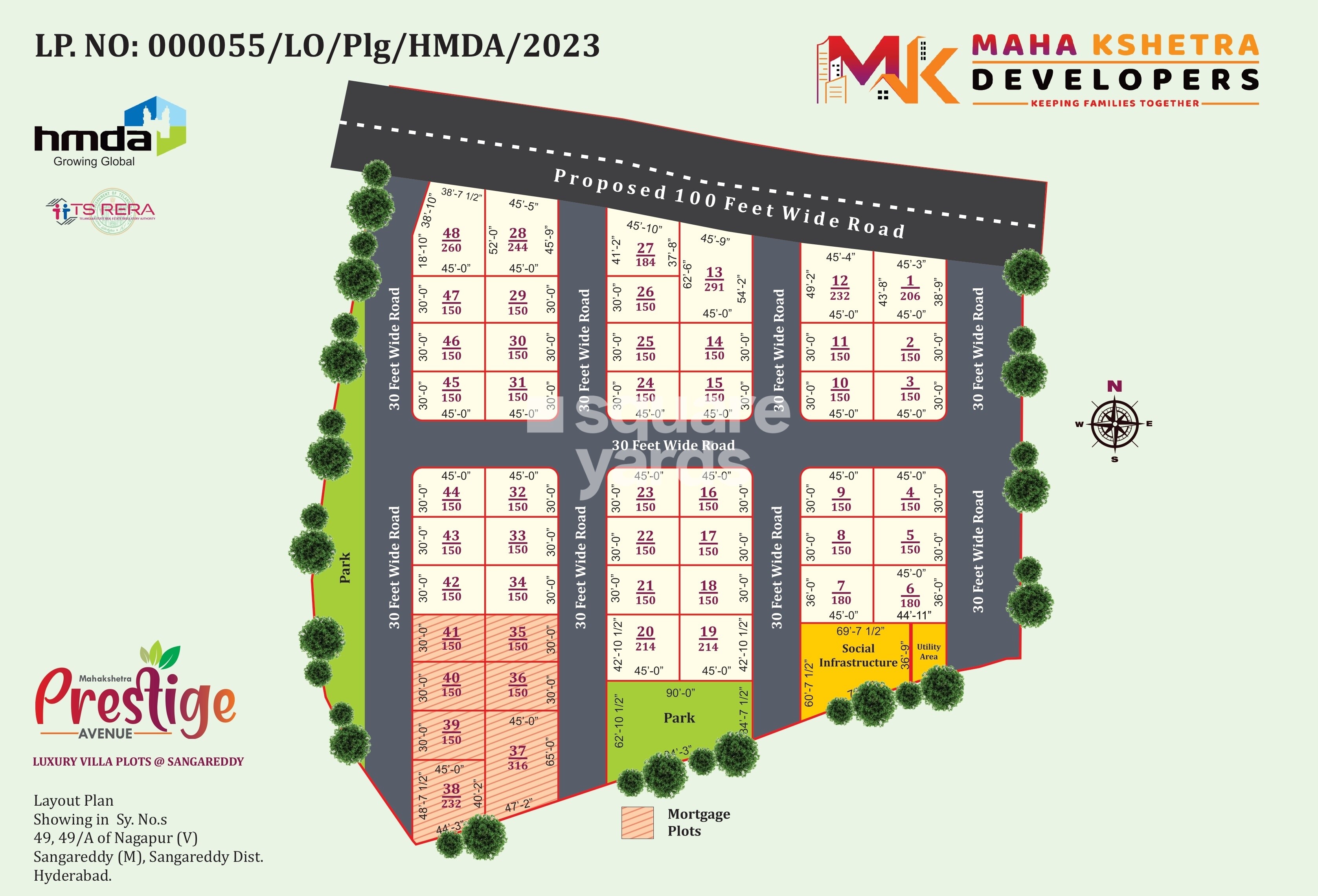 Mahakshetra-Prestige-Avenue_a collage of photos of a building with a cartoon character on it