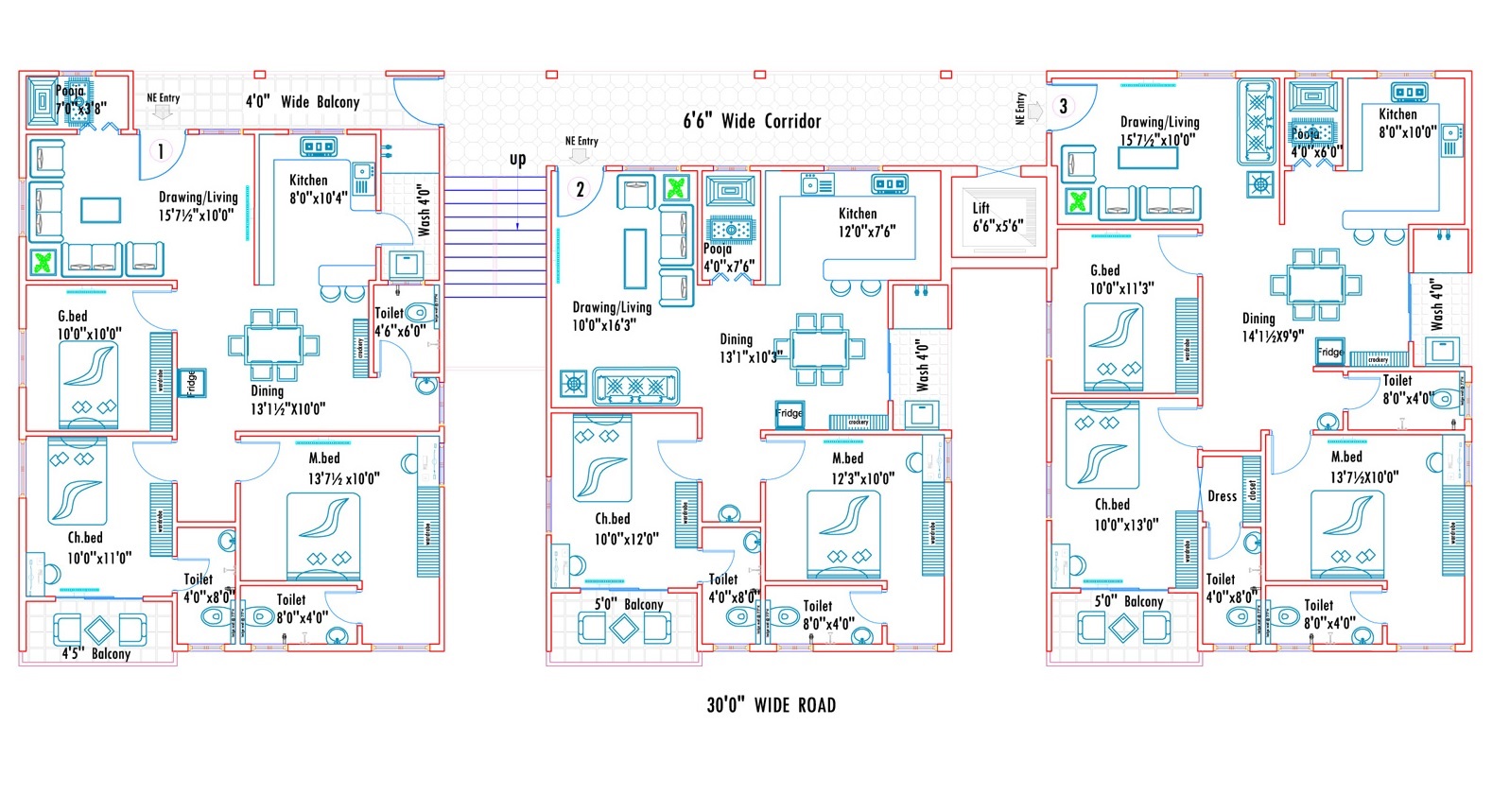 Mahathi Jaswitha Cyber Nest Floor Plans