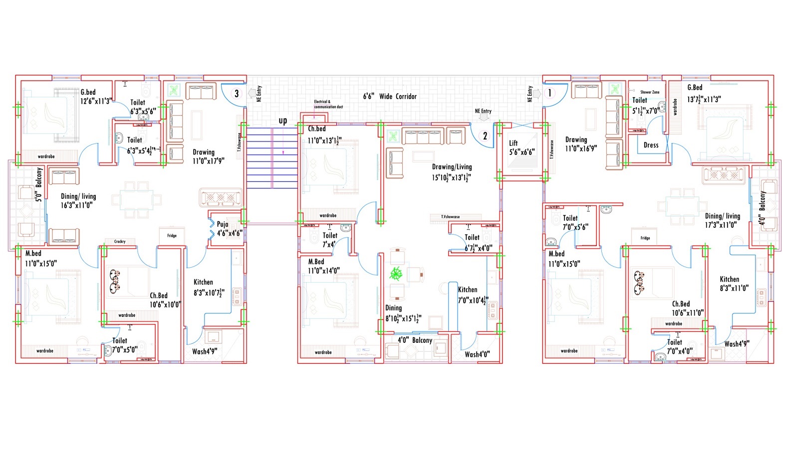 Mahathi Jaswitha Cyber Nest Floor Plans