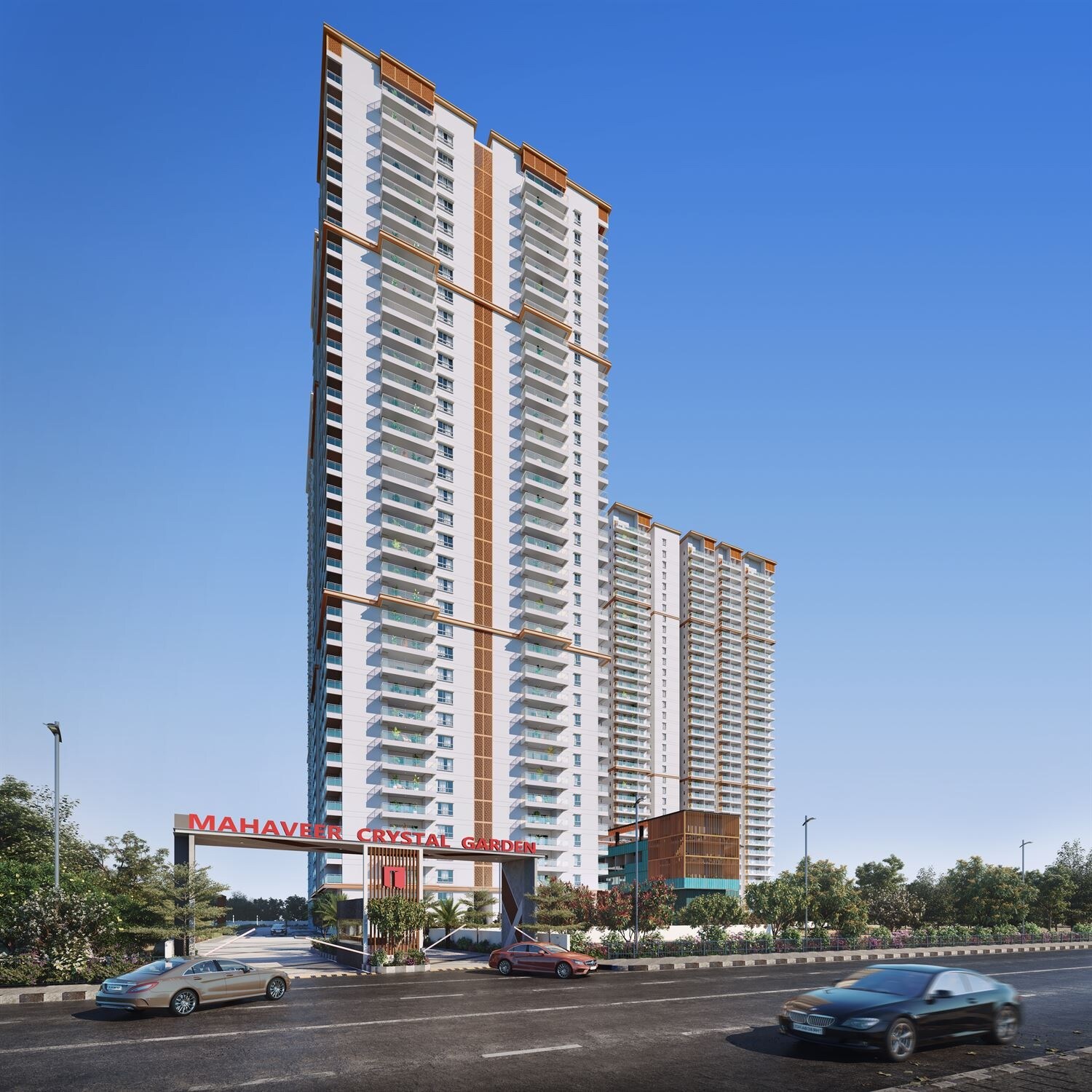 Mahaveer Crystal Garden Apartment Exteriors