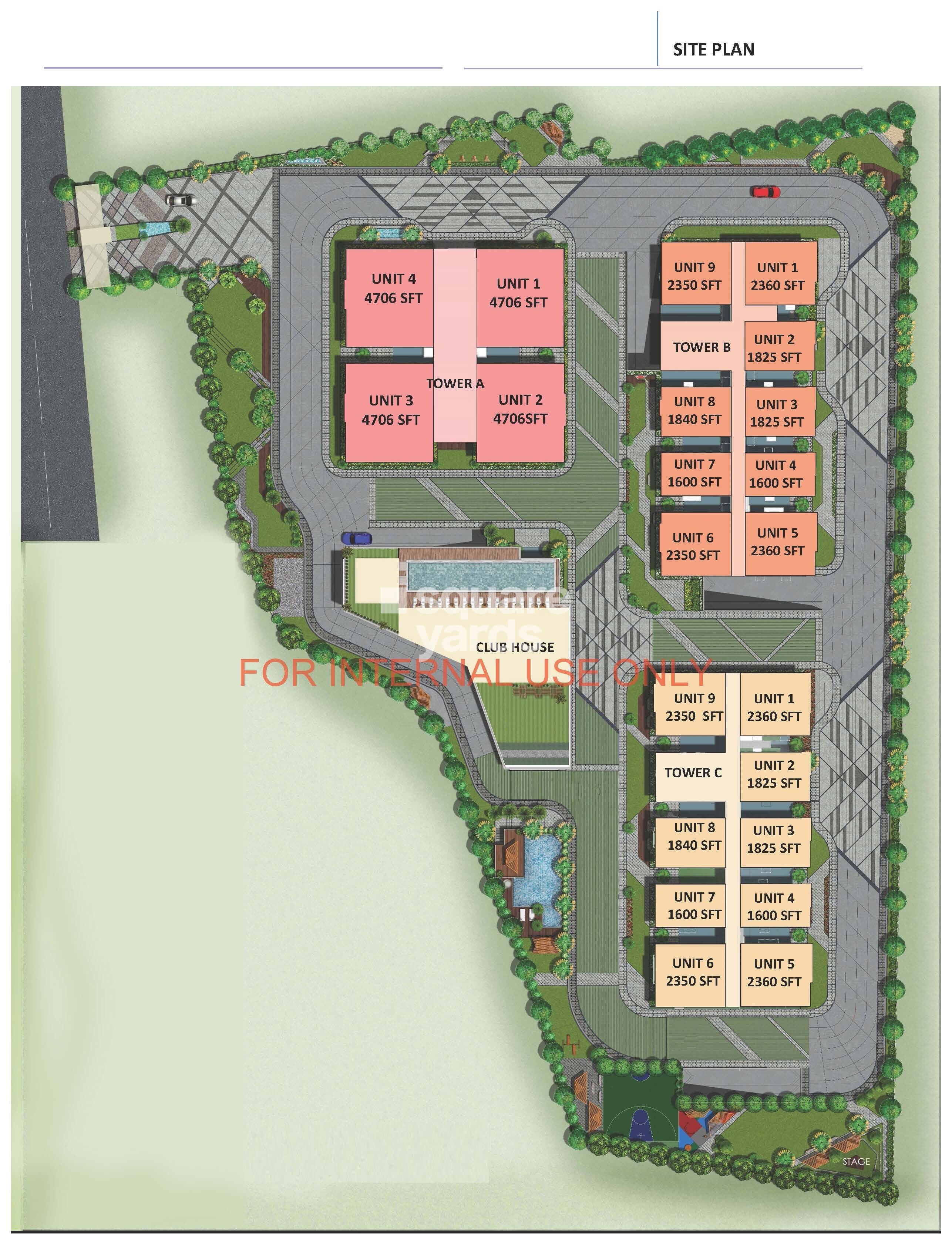 Mahaveer Crystal Garden Master Plan Image