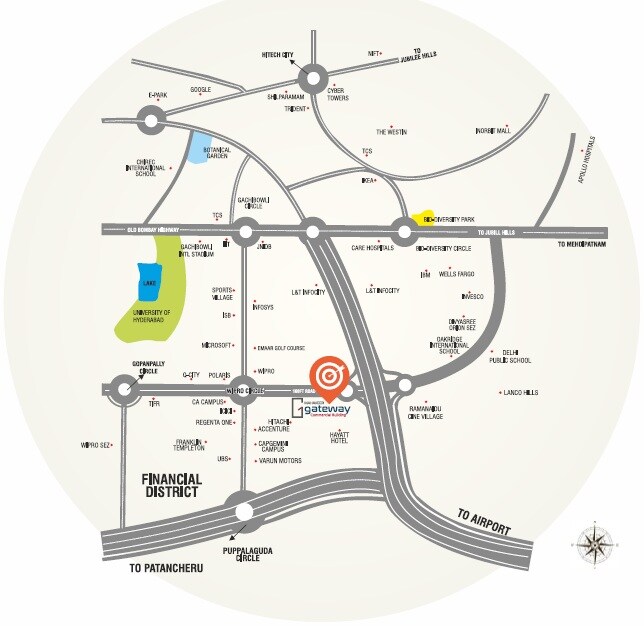Mahaveer Gateway Location Image