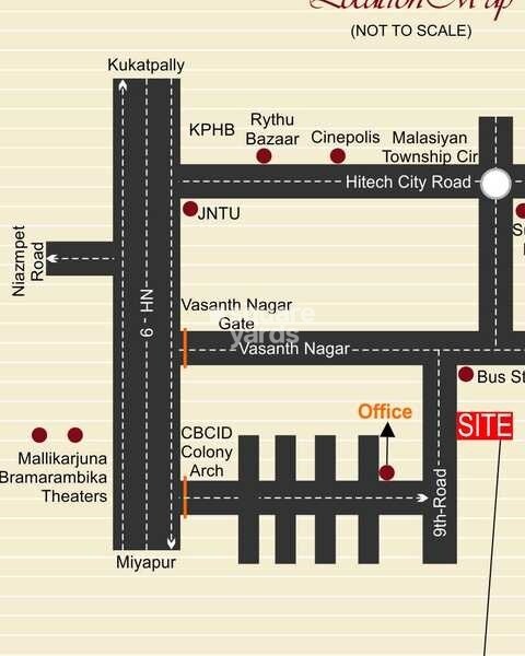 Mahithas Green Meadows Location Image
