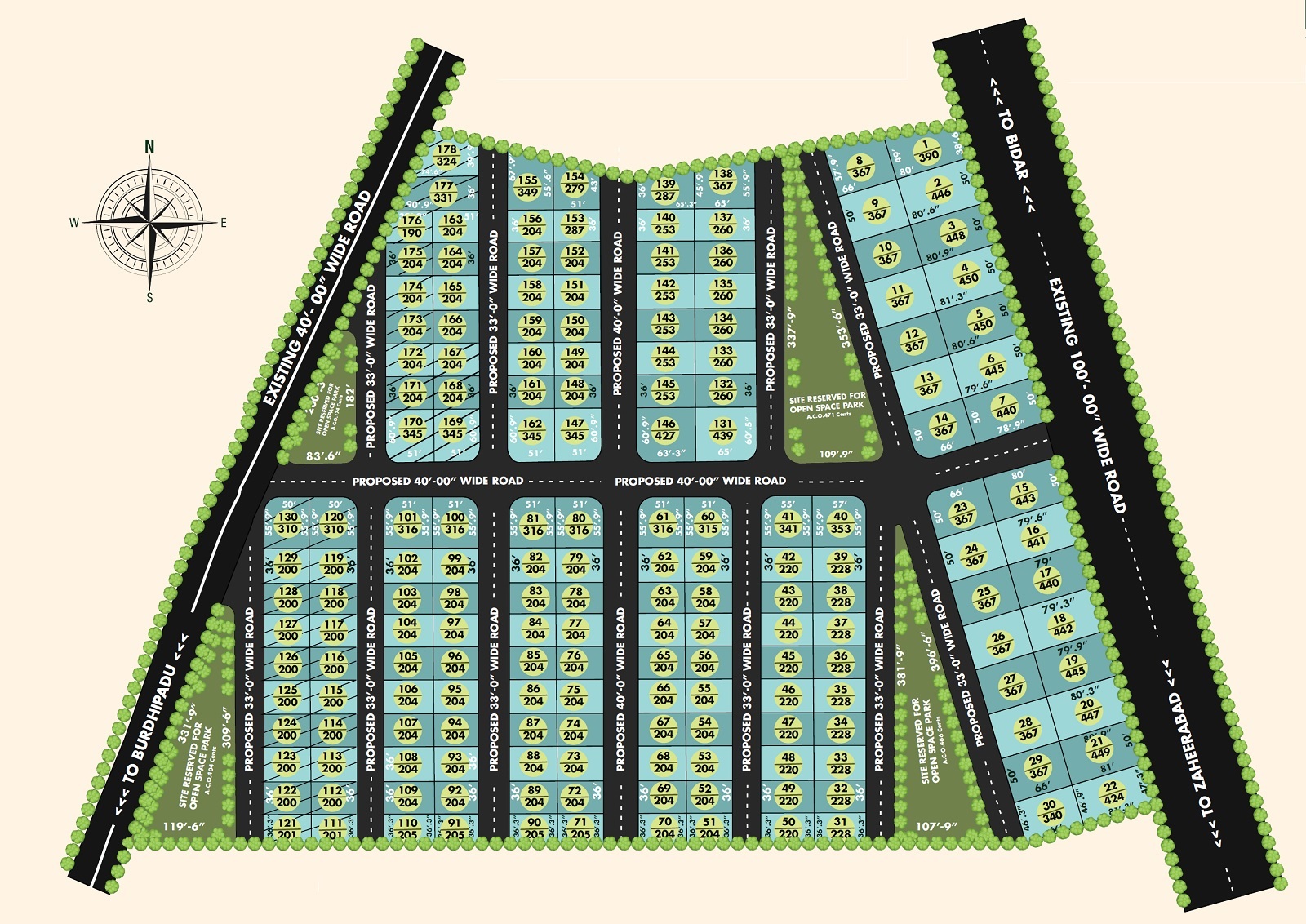 Mairaj Royal Oak Estates Master Plan Image