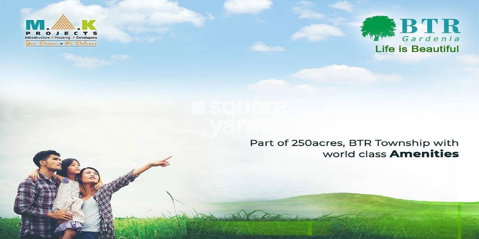 MAK BTR Gardenia residential project in Srisailam Highway