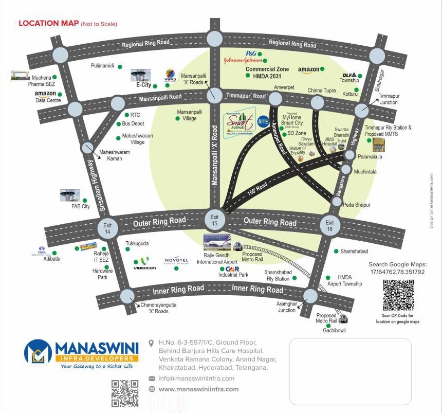 Manaswini Smart Avenue Location Image