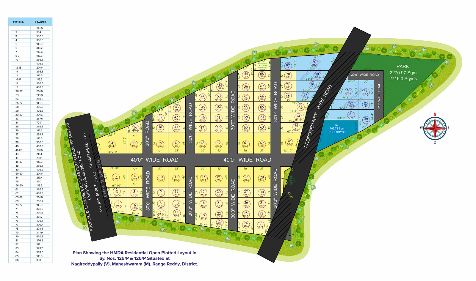 Manaswini Smart Avenue Master Plan Image