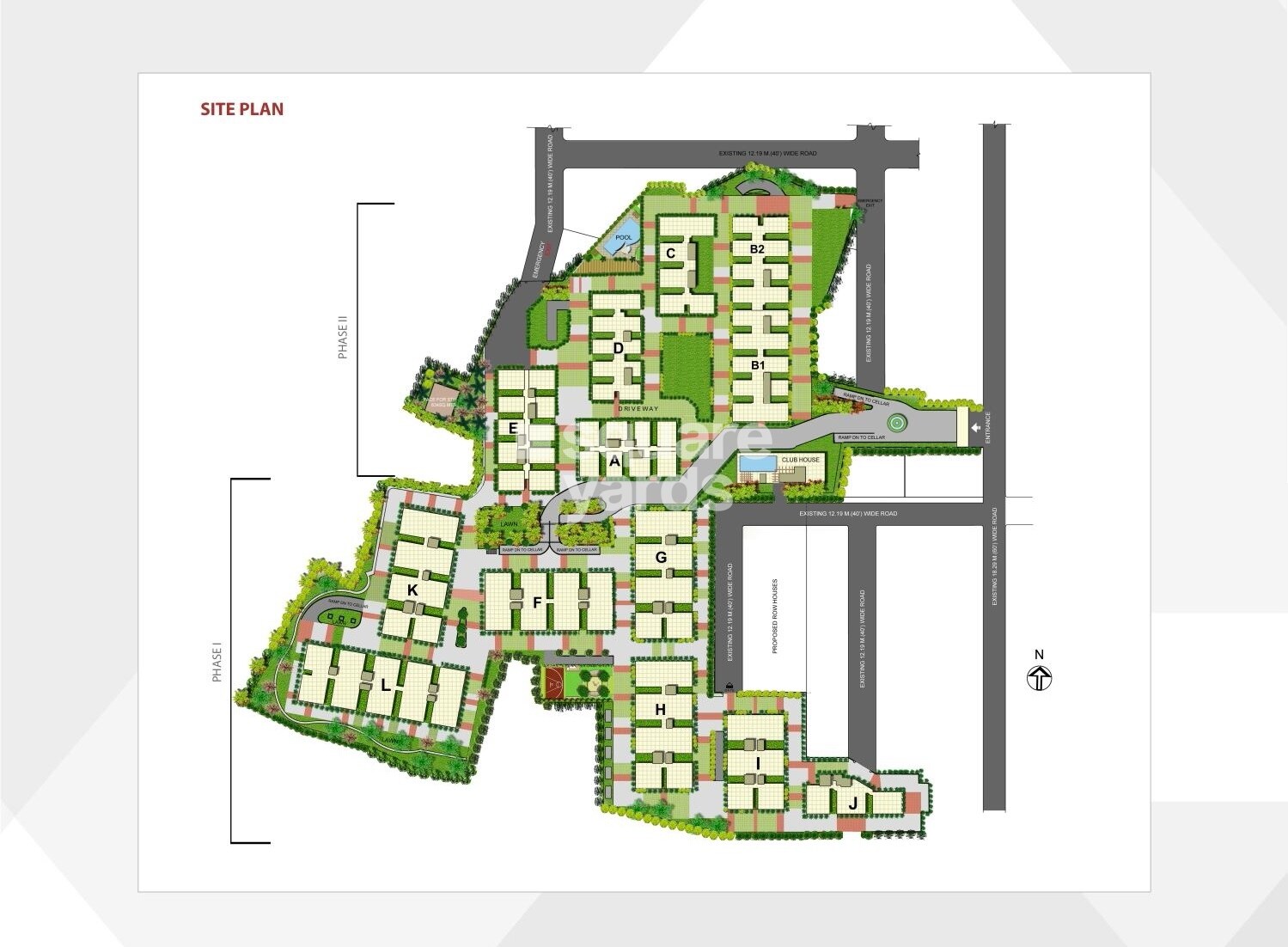 Manjeera Diamond Towers Master Plan Image