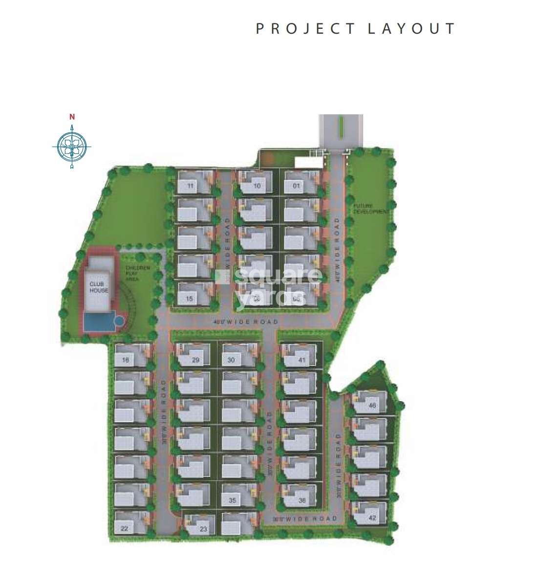 manjeera purple town project master plan image1