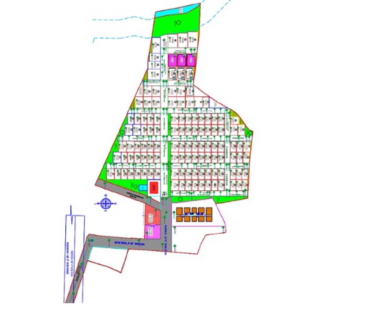 Manju Opus Greens Master Plan Image