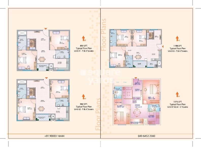 Mantri Celestia Floor Plans 1