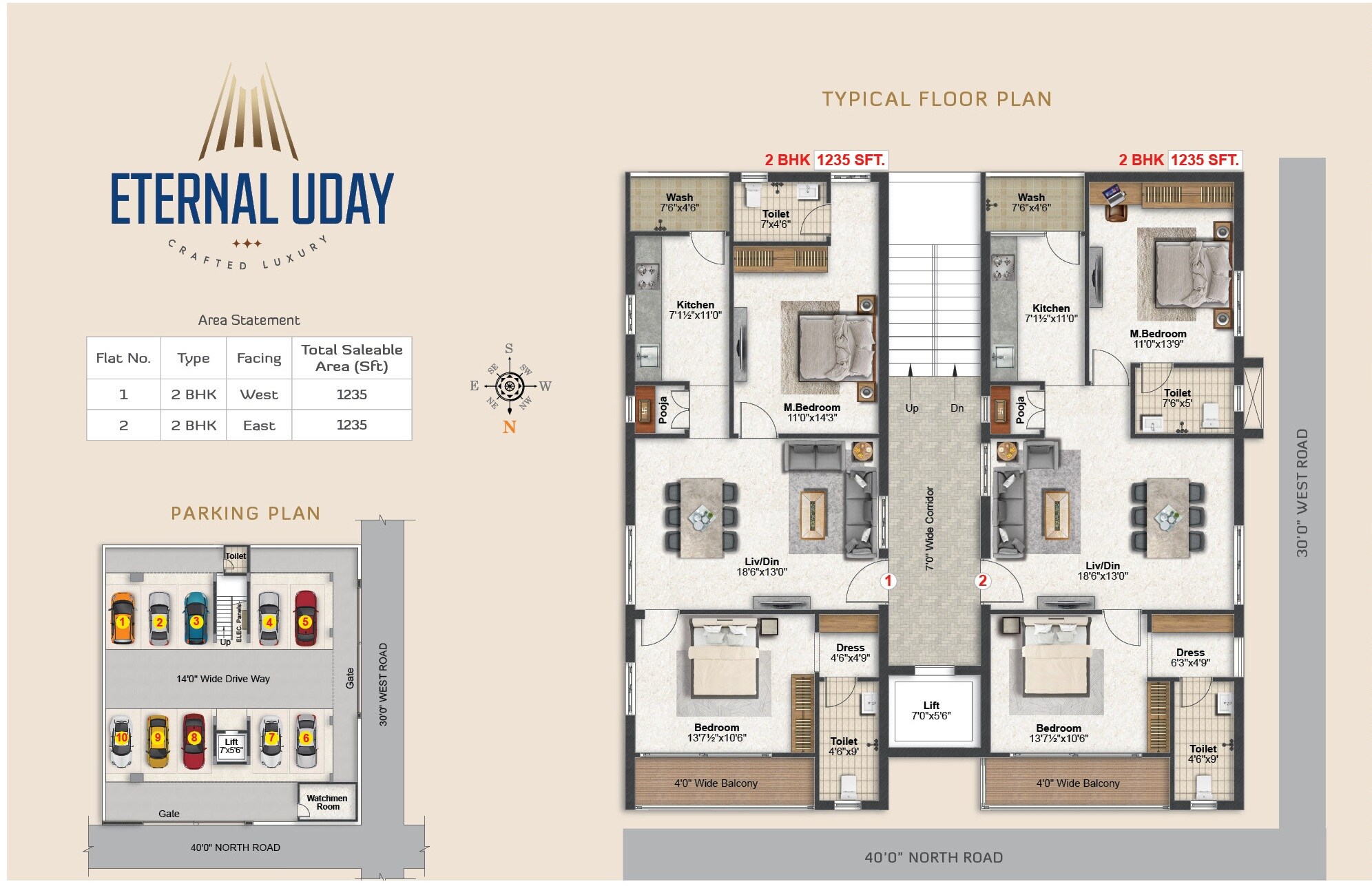 Manvik Eternal Uday Floor Plans