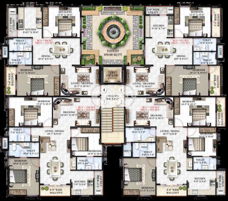 Maphar Eternity Floor Plans