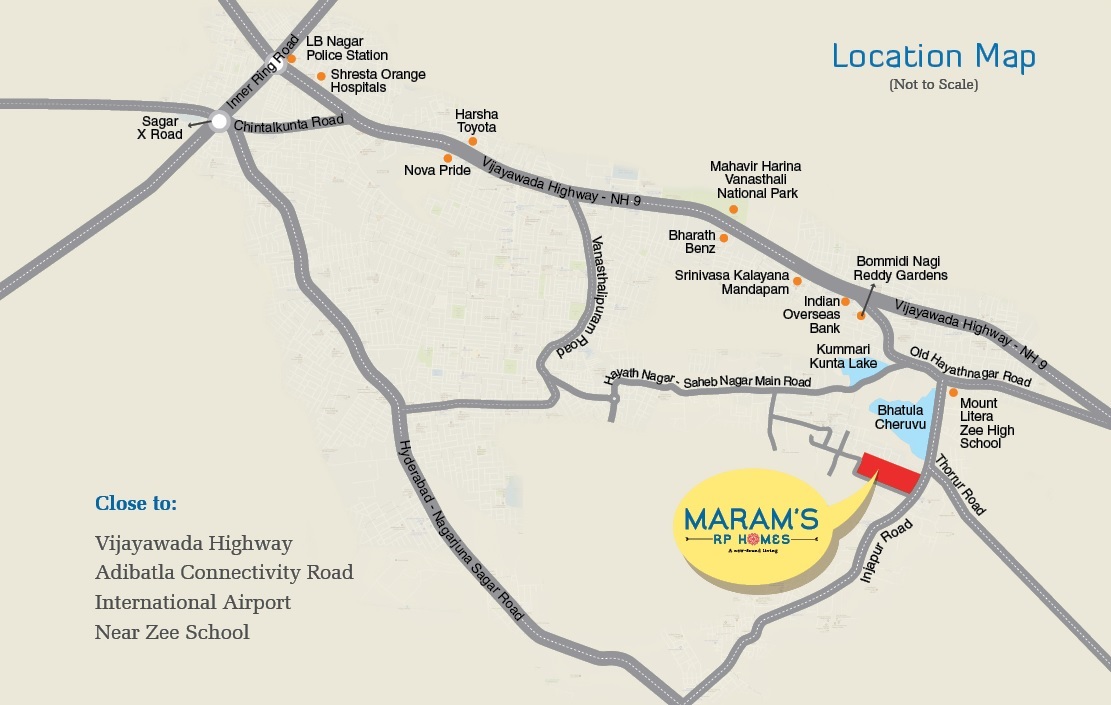 Maram RP Homes Location Image