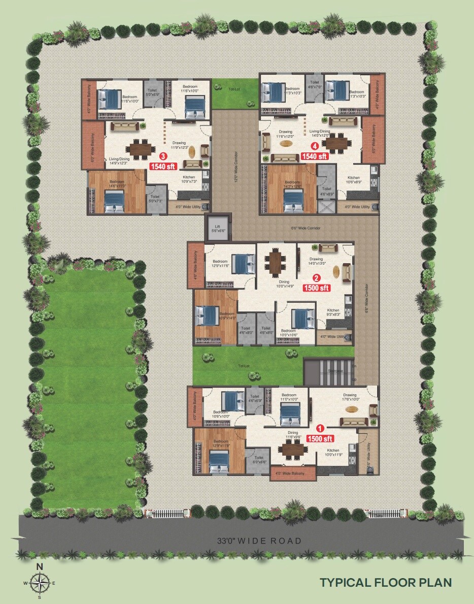 MCOR Prashamsa Floor Plans
