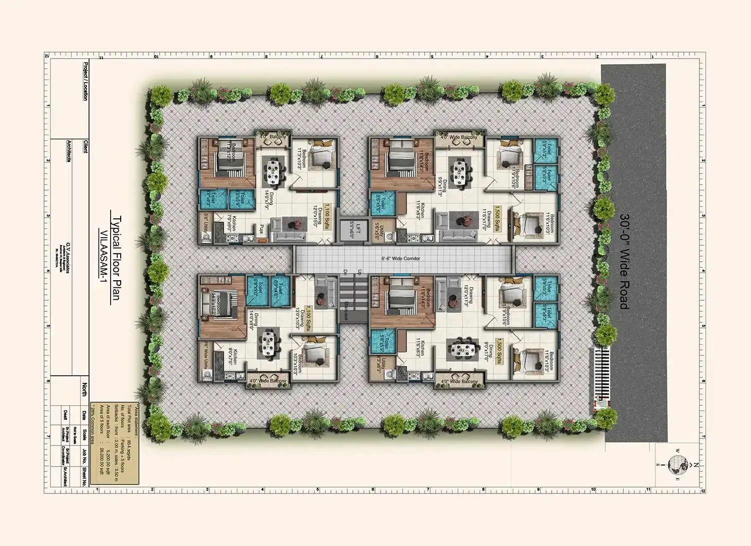 MCOR Vilaasam Floor Plans