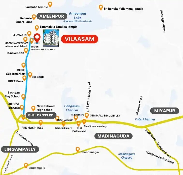 MCOR Vilaasam Location Image