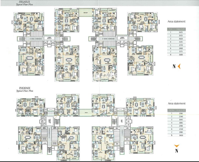 Meenakshi Sky Lounge Floor Plans 1
