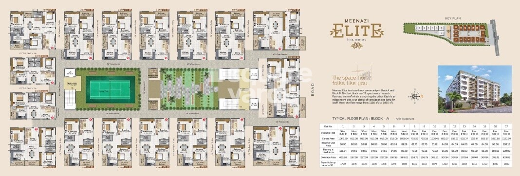 Meenazi Elite Floor Plans