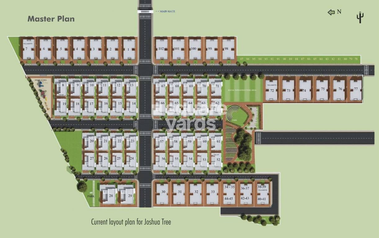 Mittal Joshua Tree Villas Master Plan Image