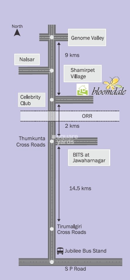 Modi Bloomdale Location Image