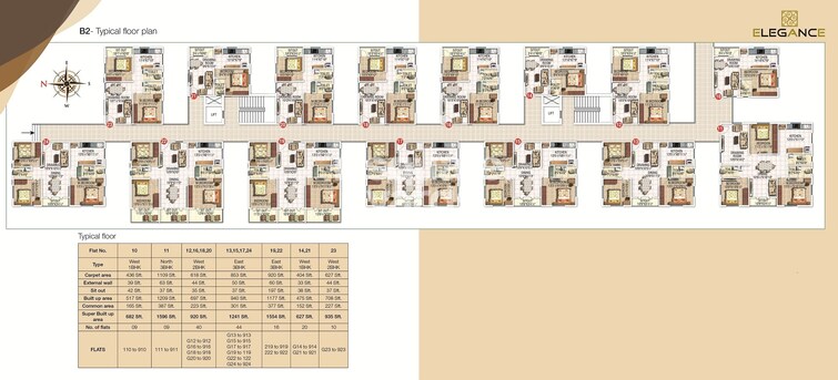 Modi Elegance Floor Plans 1
