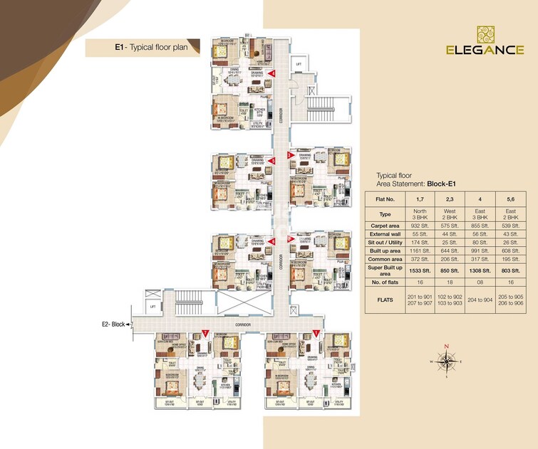 Modi Elegance Floor Plans 4