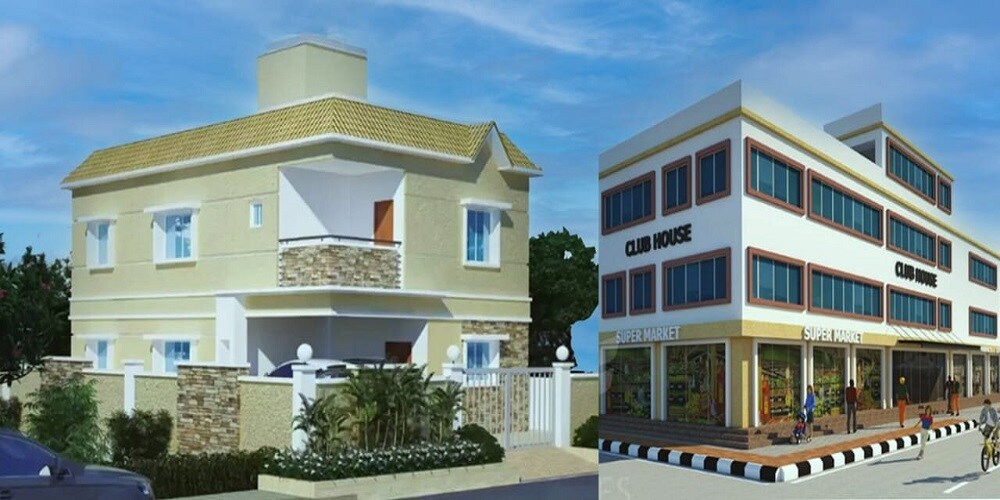 Modi Golden County Clubhouse External Image