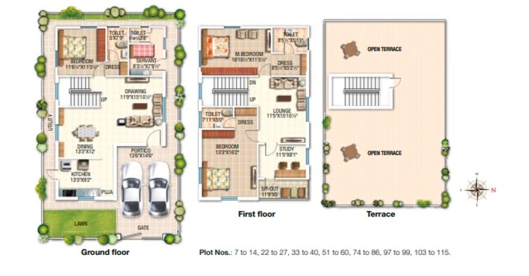 Modi Golden County Floor Plans 2
