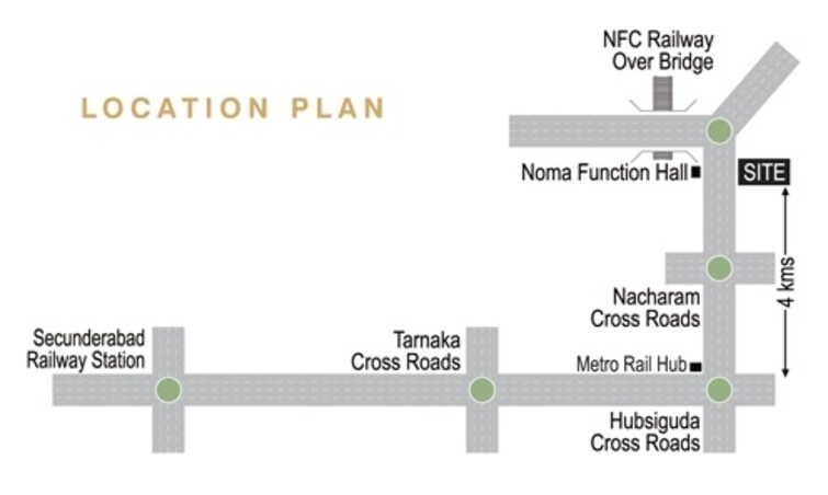 Modi Mayflower Grande Location Image