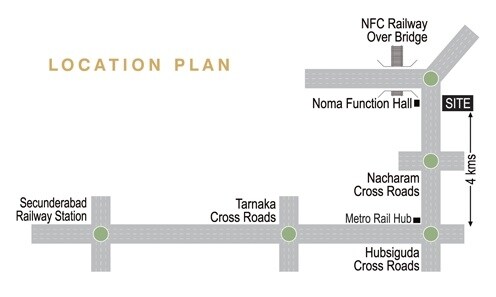 Modi Mayflower Grande Location Image