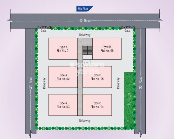Modi Morning Glory Apartments Master Plan 1