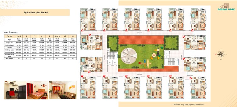 Modi Serene Park Floor Plans