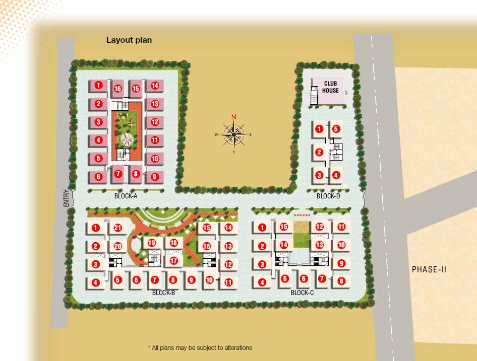 Modi Serene Park Master Plan Image