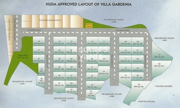 Moiz Villa Gardeni Master Plan Image