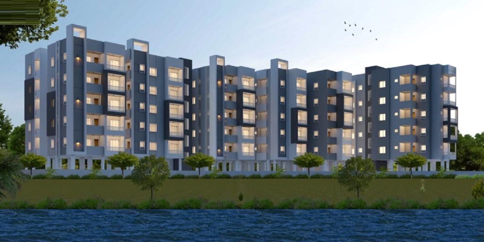 MSM Sambavathi Lake View Apartment Exteriors