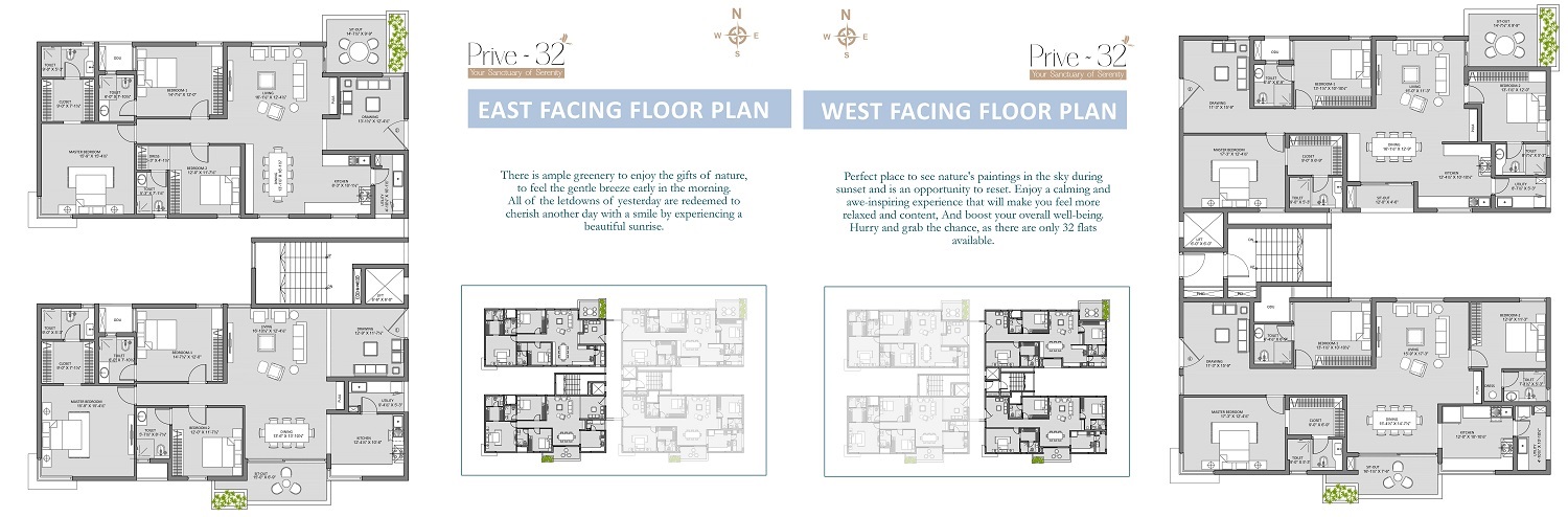 MSR Mamidi Prive 32 Floor Plans