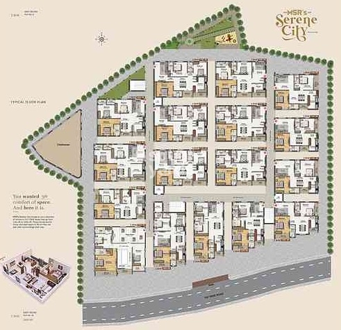 MSRs Serene City Master Plan Image