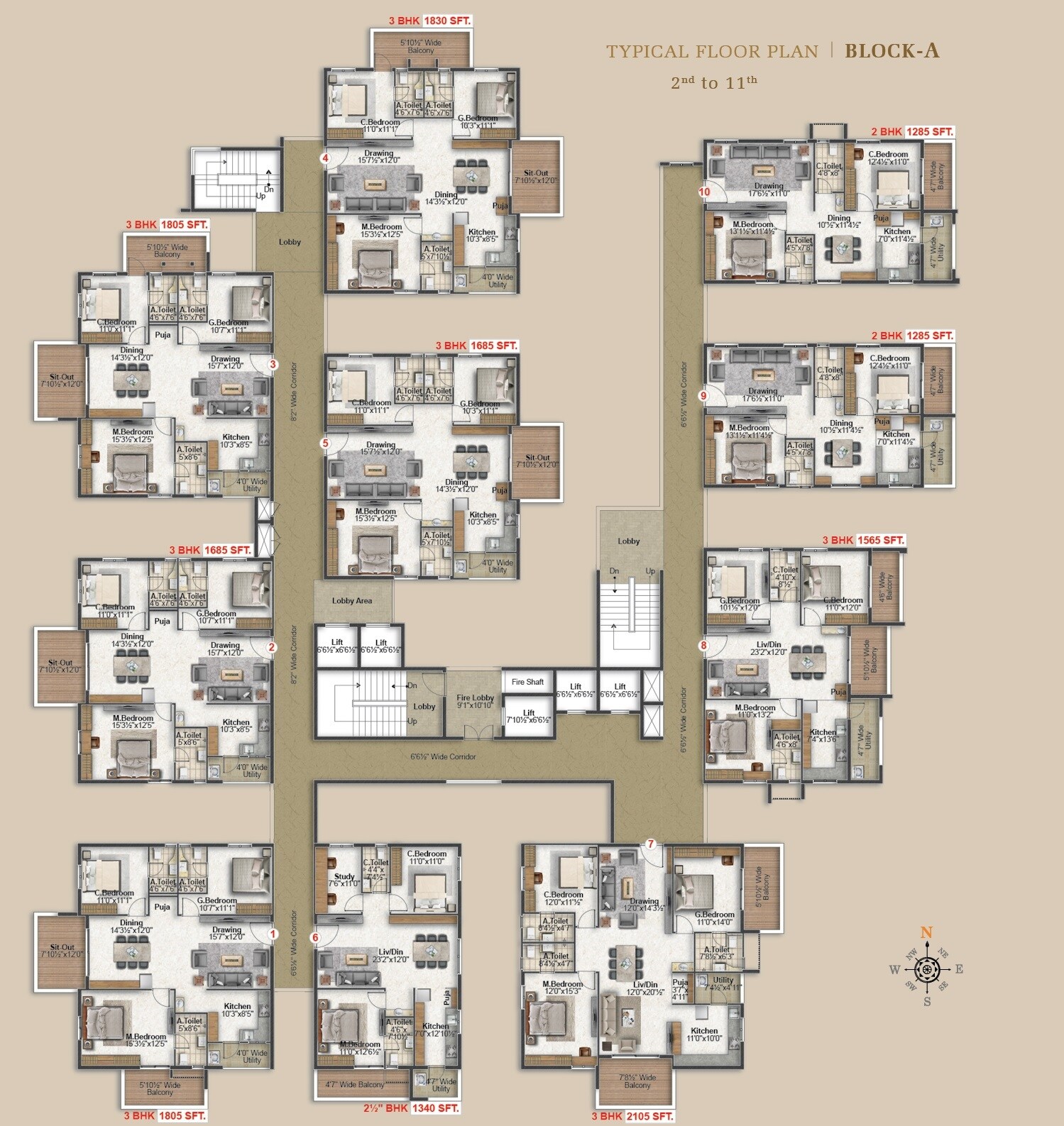 My Avigna Heights Floor Plans 1