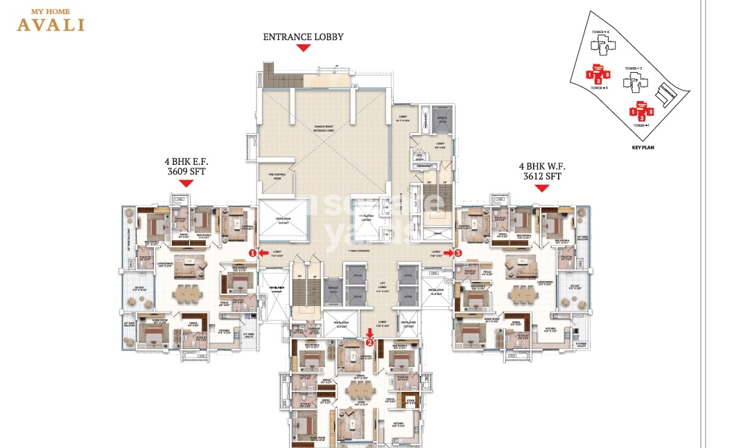 My Home Avali Floor Plans