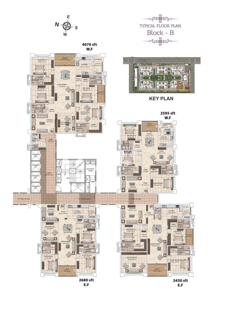 My Home Bhooja Floor Plans
