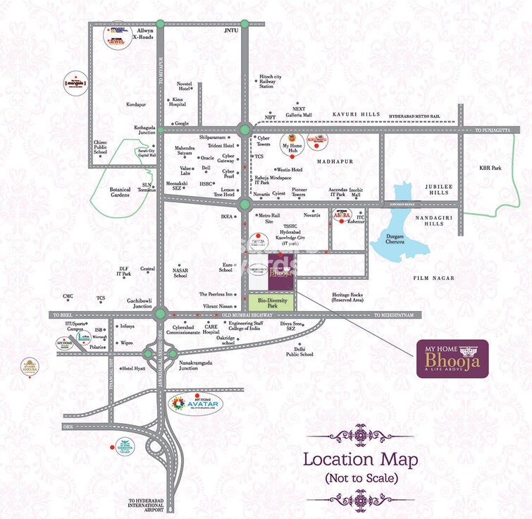 My Home Bhooja Location Image