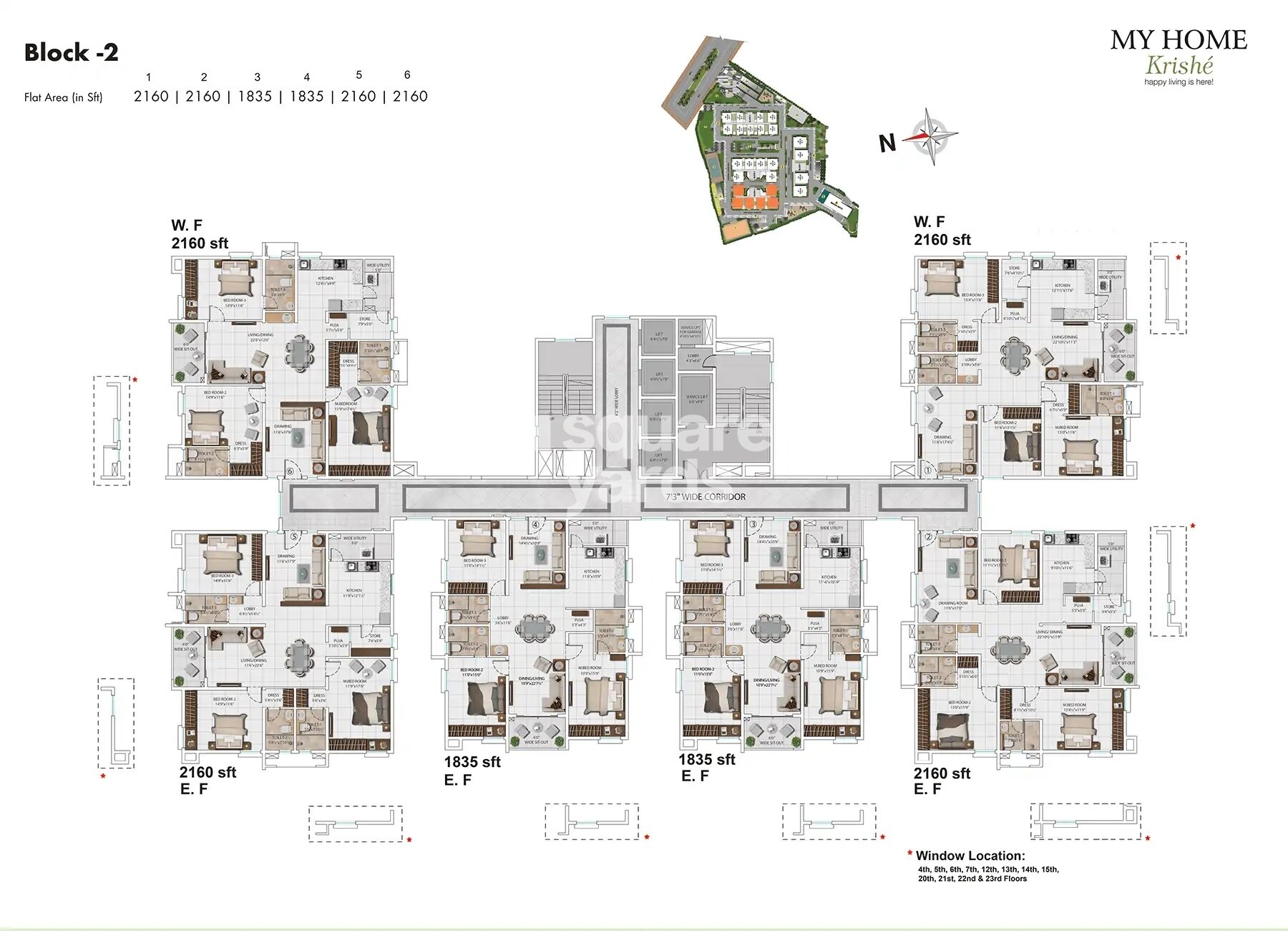 My Home Krishe Floor Plans