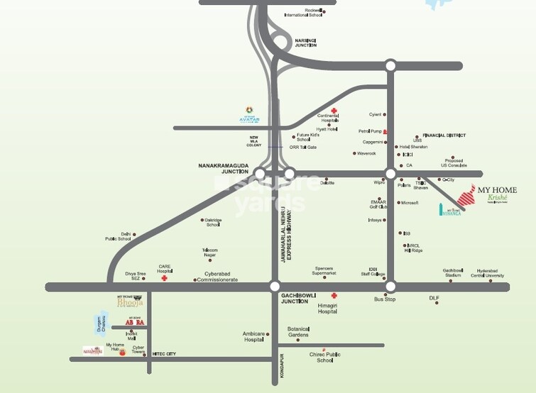 My Home Krishe Location Image