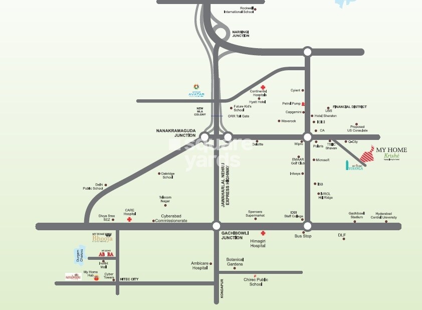 My Home Krishe Location Image