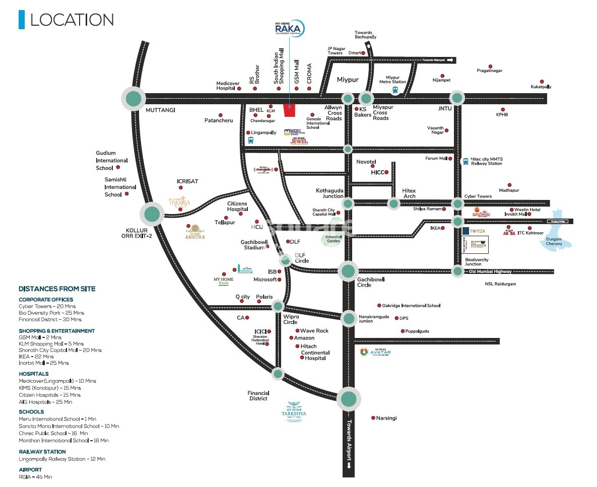 My Home Raka Location Image